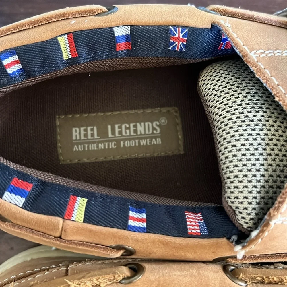 Reel Legends Catamaran Boat Shoes. Size 10 wide